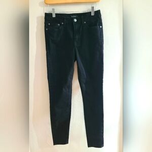 Frank & Oak Debbie skinny jeans black